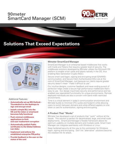 Smart Card Manager 1.0.1